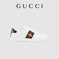 GUCCI 古驰 Ace系列 女士低帮休闲鞋 43194202JP0 白色 38.5