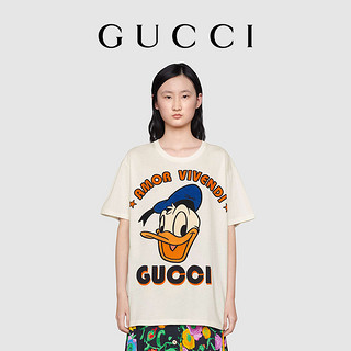 GUCCI古驰Disney x Gucci唐老鸭印花T恤