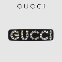 GUCCI古驰女士水晶Gucci单发夹