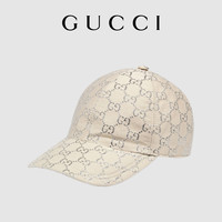 GUCCI古驰GG金银丝线棒球帽