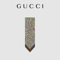 GUCCI古驰Disney x Gucci唐老鸭印花丝领结