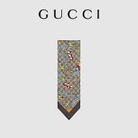 GUCCI古驰Disney x Gucci唐老鸭印花丝领结