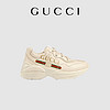 GUCCI古驰儿童Rhyton系列Gucci标识皮革运动鞋