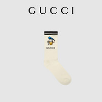 GUCCI古驰Disney x Gucci唐老鸭图案棉短袜