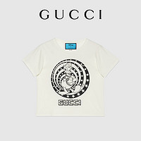 GUCCI古驰Disney x Gucci联名唐老鸭印花T恤