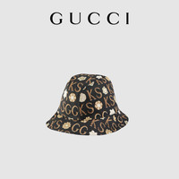 GUCCI古驰Ken Scott印花帆布渔夫帽