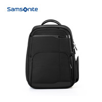 Samsonite/新秀丽大容量男士多功能双肩背包15.6英寸电脑包36b05（黑色）
