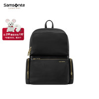 Samsonite/新秀丽双肩包女 都市纯色简约书包精致轻盈休闲背包TW2