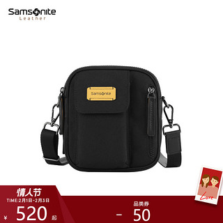 Samsonite/新秀丽斜跨包男小包 挺括有型单肩包休闲轻潮邮差包TO8