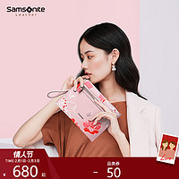 Samsonite/新秀丽手提包女 时尚印花优雅气质手机包淑女手拿包TM6