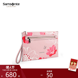 Samsonite/新秀丽手提包女 时尚印花优雅气质手机包淑女手拿包TM6