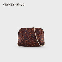 GIORGIO ARMANI/阿玛尼女士la Prima 商场同款玳瑁印花手拿包