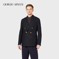 乔治·阿玛尼 GIORGIO ARMANI/阿玛尼男士新商务系列羊绒双排扣休闲西装