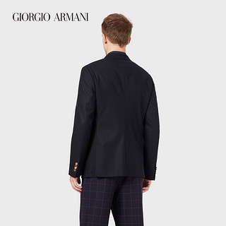 GIORGIO ARMANI/阿玛尼男士新商务系列羊绒双排扣休闲西装