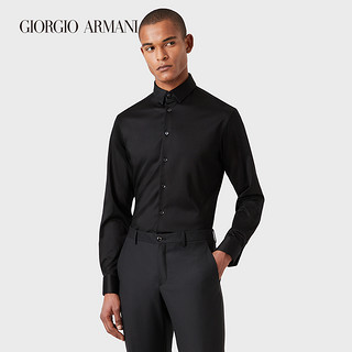 GIORGIO ARMANI/阿玛尼男士新商务系列纯色修身版衬衫