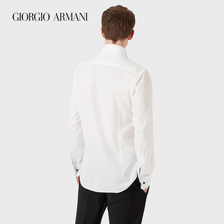 GIORGIO ARMANI/阿玛尼男士新商务系列运动风纯色商务衬衫