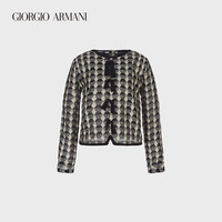 乔治·阿玛尼 GIORGIO ARMANI/阿玛尼秋冬女士经典复刻系列剪线缎带休闲衬衫