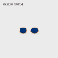 乔治·阿玛尼 GIORGIO ARMANI/阿玛尼男士新商务系列双色边圆形银袖扣