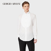 乔治·阿玛尼 GIORGIO ARMANI/阿玛尼男士新商务系列运动风纯色商务衬衫