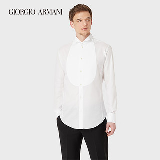 GIORGIO ARMANI/阿玛尼男士新商务系列运动风纯色商务衬衫