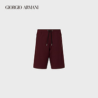 GIORGIO ARMANI/阿玛尼秋冬男士网布抽绳百慕大短裤