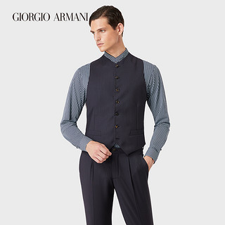 GIORGIO ARMANI/阿玛尼秋冬男士经典复刻系列单排扣马甲