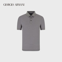 乔治·阿玛尼 GIORGIO ARMANI/阿玛尼秋冬男士经典复刻系列轻薄绵羊毛POLO衫