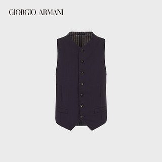 GIORGIO ARMANI/阿玛尼秋冬男士经典复刻系列单排扣马甲