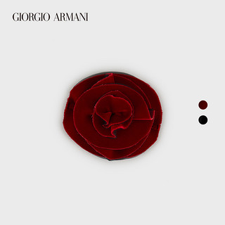 GIORGIO ARMANI/阿玛尼秋冬女士玫瑰形胸针