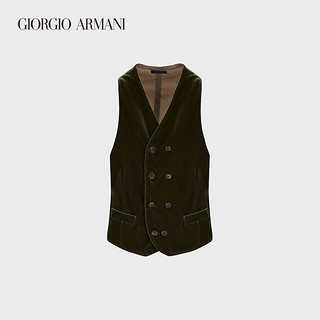 GIORGIO ARMANI/阿玛尼秋冬男士弹力双排扣背心