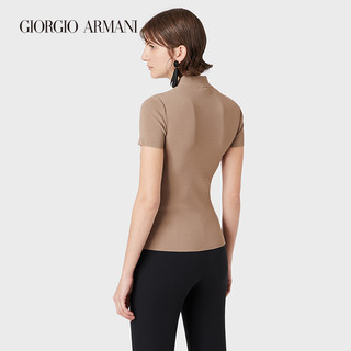 乔治·阿玛尼 GIORGIO ARMANI/阿玛尼秋冬女士经典复刻系列镂空针织衫