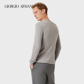 GIORGIO ARMANI/阿玛尼秋冬男士经典复刻系列纯羊绒双面布针织衫