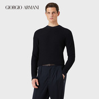 乔治·阿玛尼 GIORGIO ARMANI/阿玛尼秋冬男士经典复刻系列羊毛织物毛衣