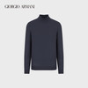 乔治·阿玛尼 GIORGIO ARMANI/阿玛尼秋冬男士经典复刻系列羊绒卷领针织衫