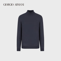 乔治·阿玛尼 GIORGIO ARMANI/阿玛尼秋冬男士经典复刻系列羊绒卷领针织衫