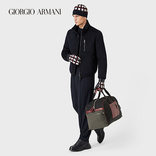 GIORGIO ARMANI/阿玛尼秋冬男士经典复刻系列羊毛织物毛衣