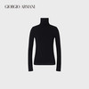 乔治·阿玛尼 GIORGIO ARMANI/阿玛尼秋冬女士新商务系列水平罗纹高领针织衫