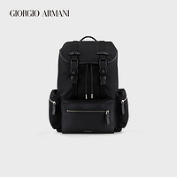 GIORGIO ARMANI/阿玛尼秋冬男士经典复刻系列休闲防水双肩背包
