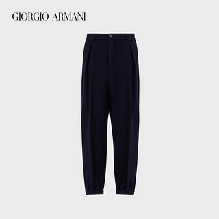 GIORGIO ARMANI/阿玛尼秋冬男士新商务系列泡泡纱长裤