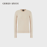 GIORGIO ARMANI/阿玛尼女士经典复刻系列羊绒圆领针织衫