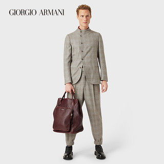 GIORGIO ARMANI/阿玛尼秋冬男士经典复刻系列绵羊毛单排扣西装