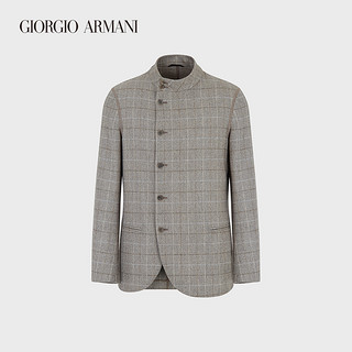 GIORGIO ARMANI/阿玛尼秋冬男士经典复刻系列绵羊毛单排扣西装