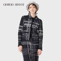 乔治·阿玛尼 GIORGIO ARMANI/阿玛尼秋冬女士新商务系列提花流苏夹克