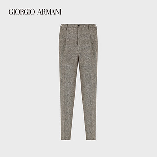 GIORGIO ARMANI/阿玛尼秋冬男士经典复刻系列威尔士亲王格纹长裤