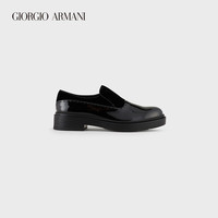 乔治·阿玛尼 GIORGIO ARMANI/阿玛尼秋冬男士新商务系列牛皮革乐福鞋