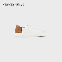 GIORGIO ARMANI/阿玛尼男士绒面革后跟休闲运动鞋