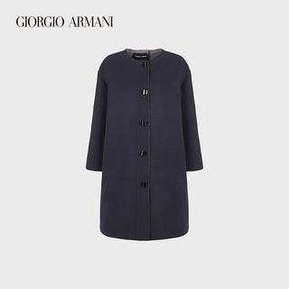 GIORGIO ARMANI/阿玛尼秋冬女士新商务系列正反两色单排扣外套