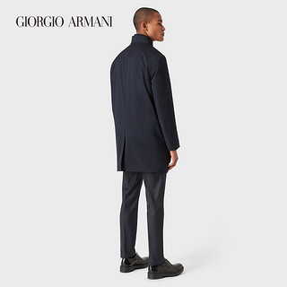 GIORGIO ARMANI/阿玛尼秋冬男士经典复刻系列羊皮领飞行员棉服