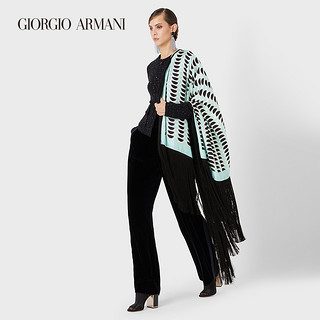 GIORGIO ARMANI/阿玛尼秋冬女士新商务系列绵羊毛亮片针织西装