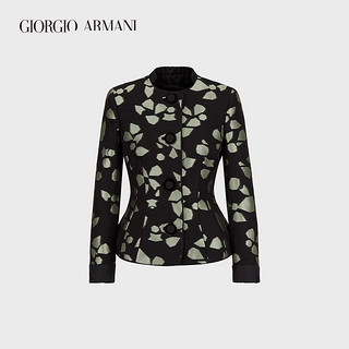 GIORGIO ARMANI/阿玛尼秋冬女士桑蚕丝混纺单排扣西装